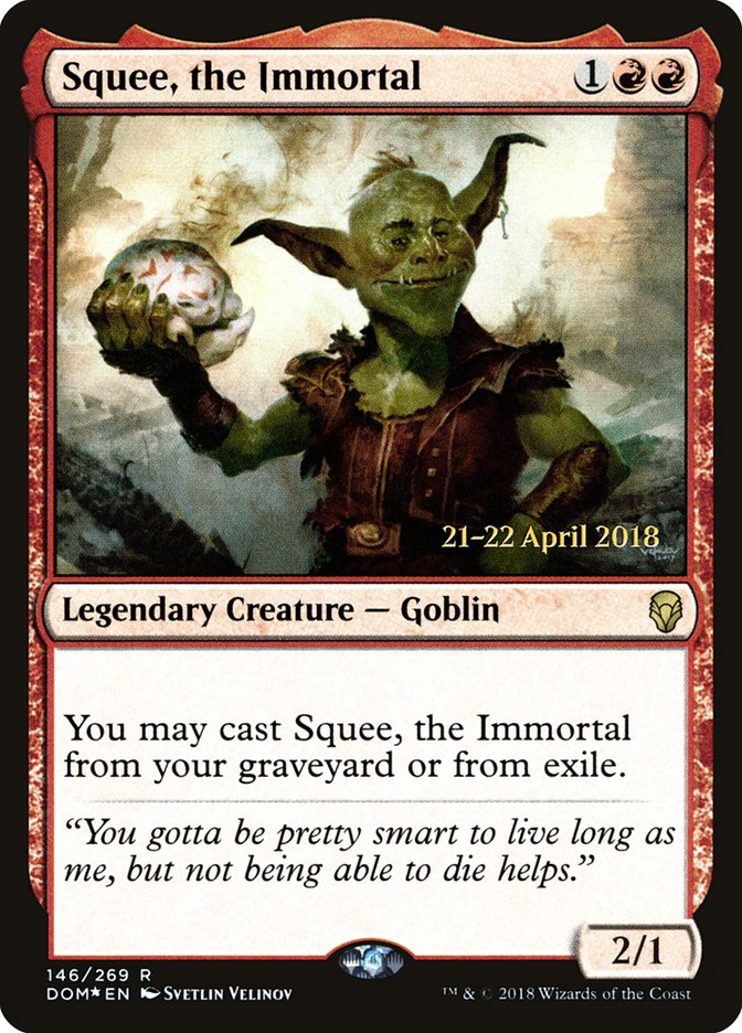 Squee, the Immortal [Dominaria Prerelease Promos] | Silver Goblin