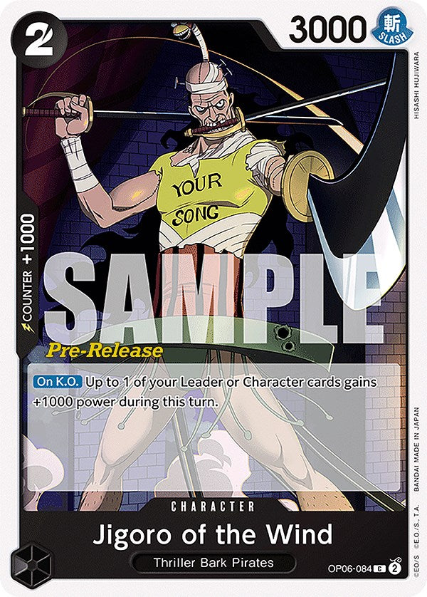Jigoro of the Wind [Wings of the Captain Pre-Release Cards] | Silver Goblin