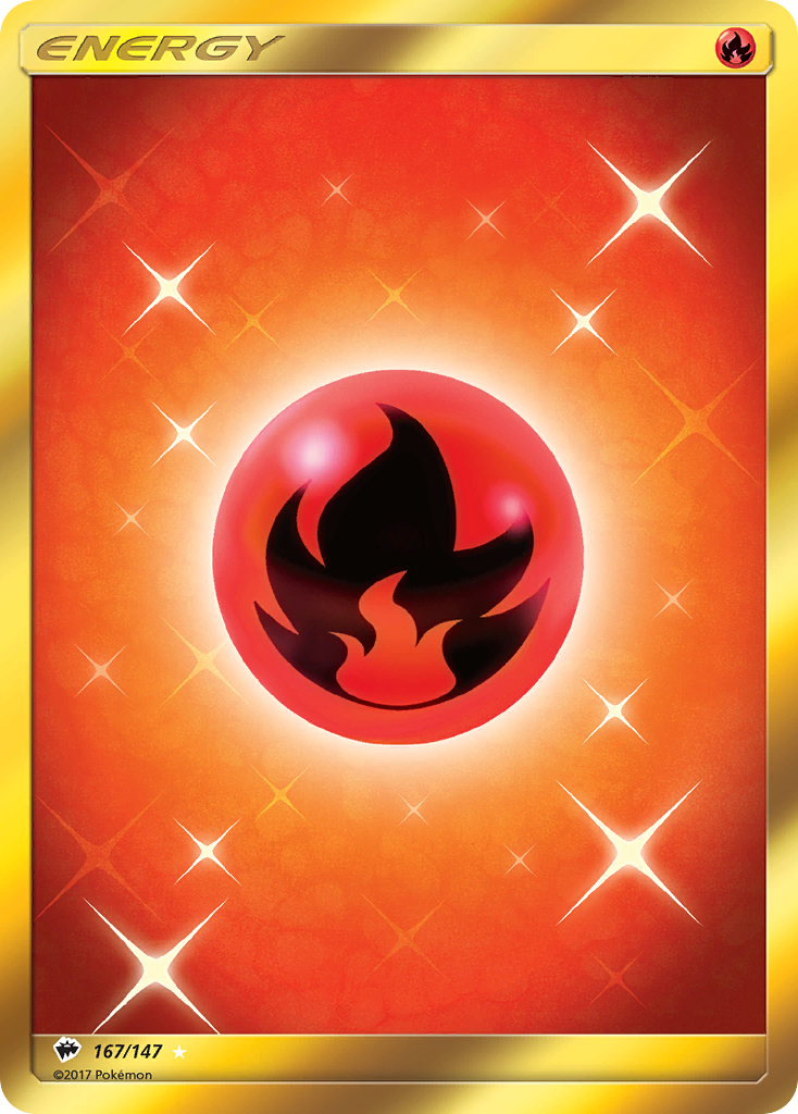Fire Energy (167/147) [Sun & Moon: Burning Shadows] | Silver Goblin