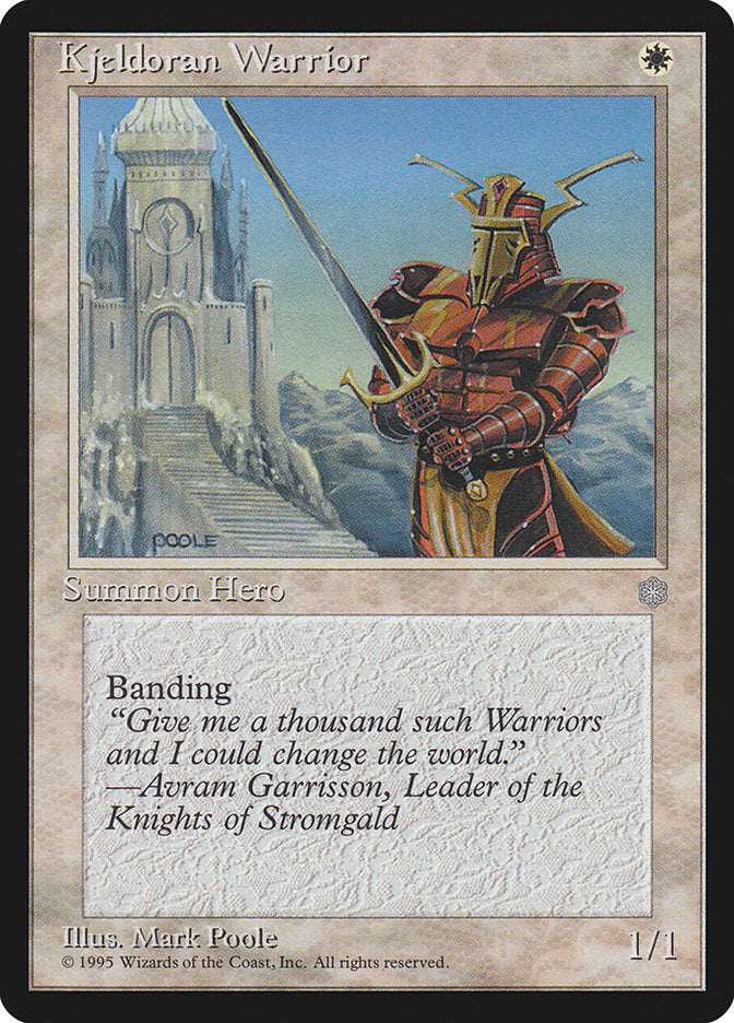 Kjeldoran Warrior [Ice Age] | Silver Goblin