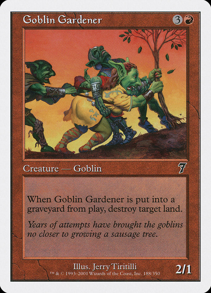 Goblin Gardener [Seventh Edition] | Silver Goblin