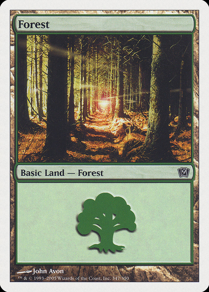 Forest (347) [Ninth Edition] | Silver Goblin