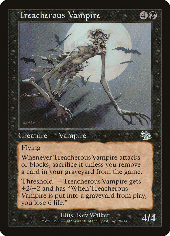 Treacherous Vampire [Judgment] | Silver Goblin