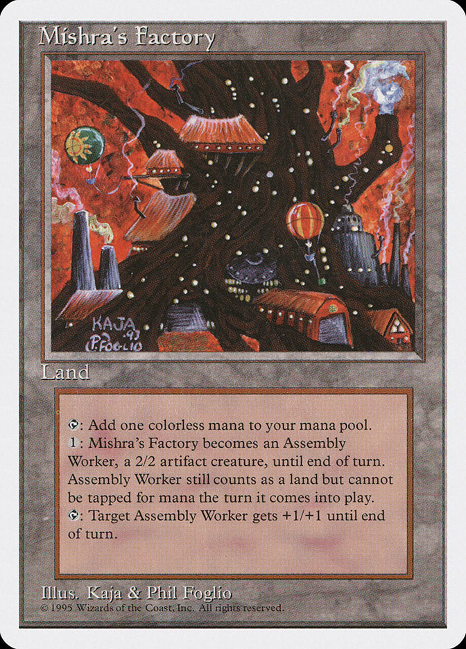 Mishra's Factory [Fourth Edition] | Silver Goblin