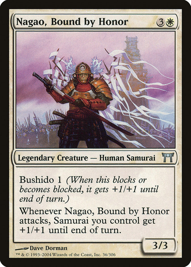 Nagao, Bound by Honor [Champions of Kamigawa] | Silver Goblin