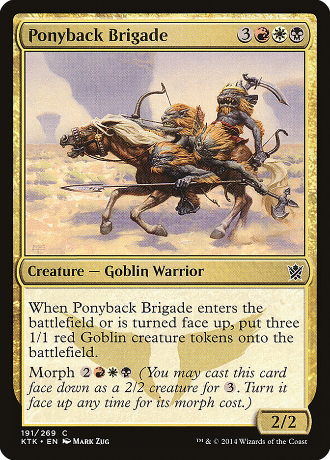 Ponyback Brigade [Khans of Tarkir] | Silver Goblin