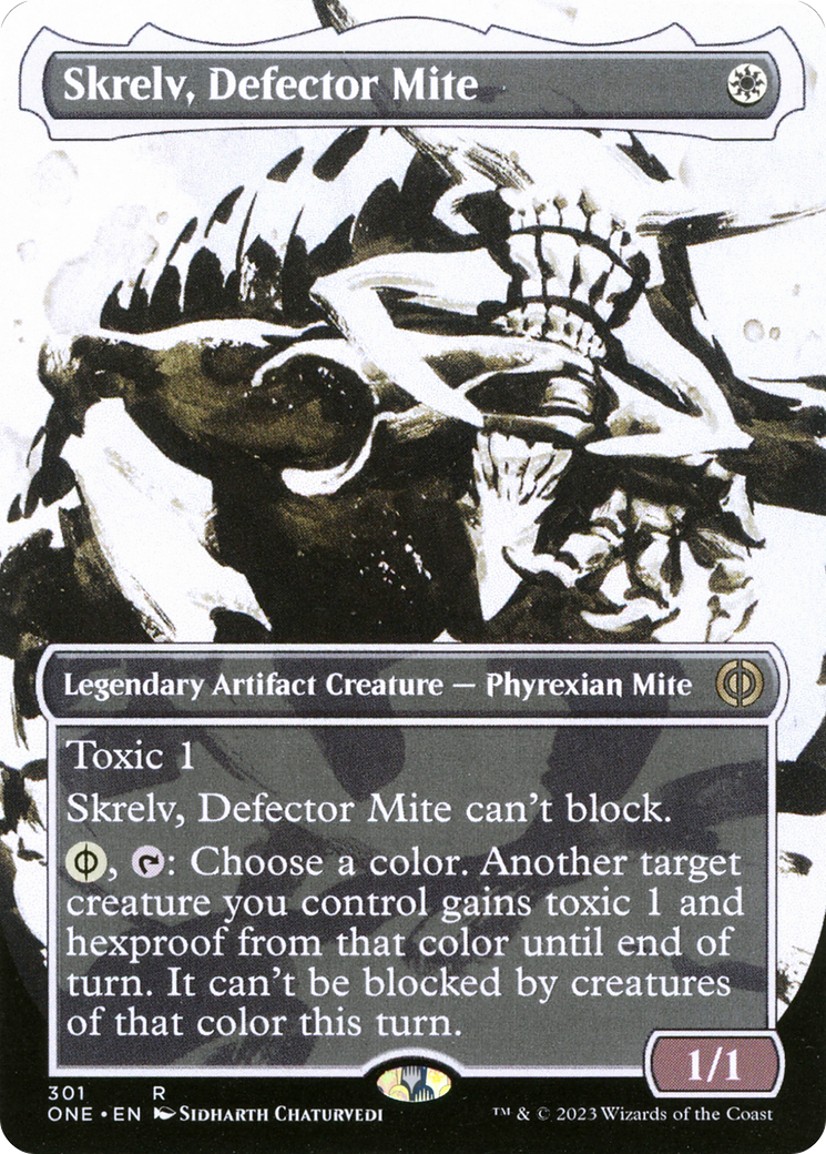 Skrelv, Defector Mite (Borderless Ichor) [Phyrexia: All Will Be One] | Silver Goblin