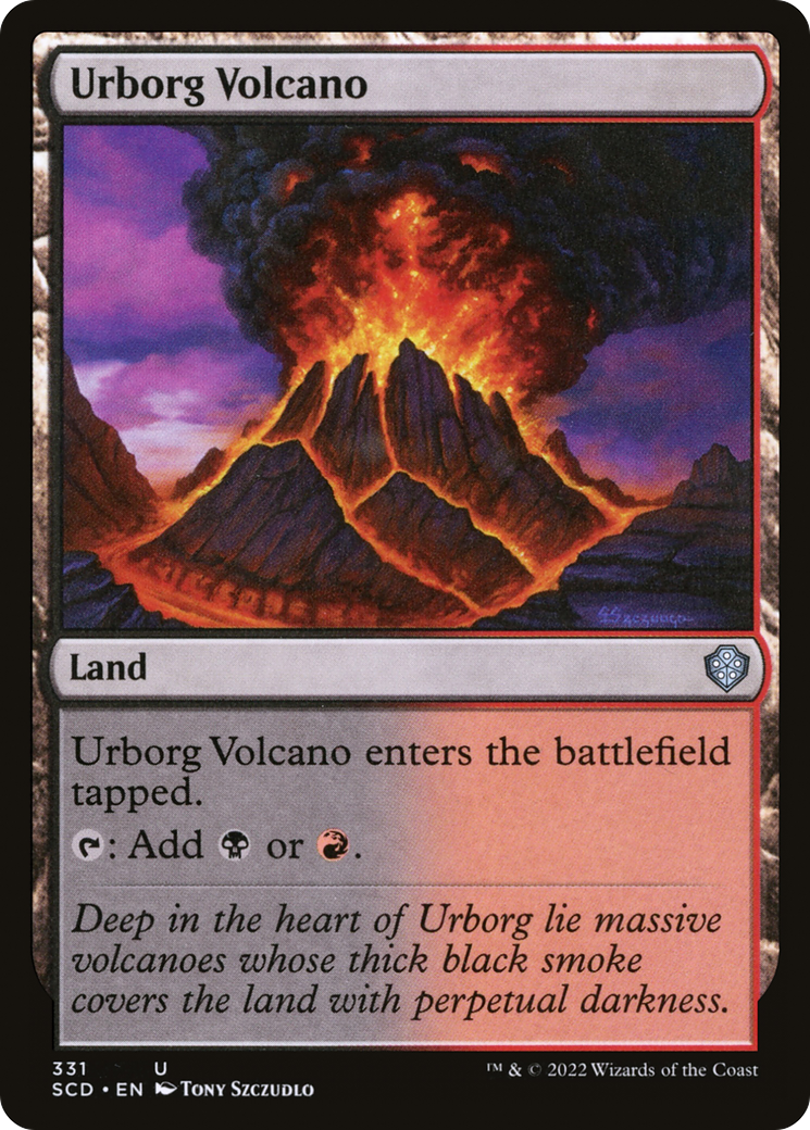 Urborg Volcano [Starter Commander Decks] | Silver Goblin