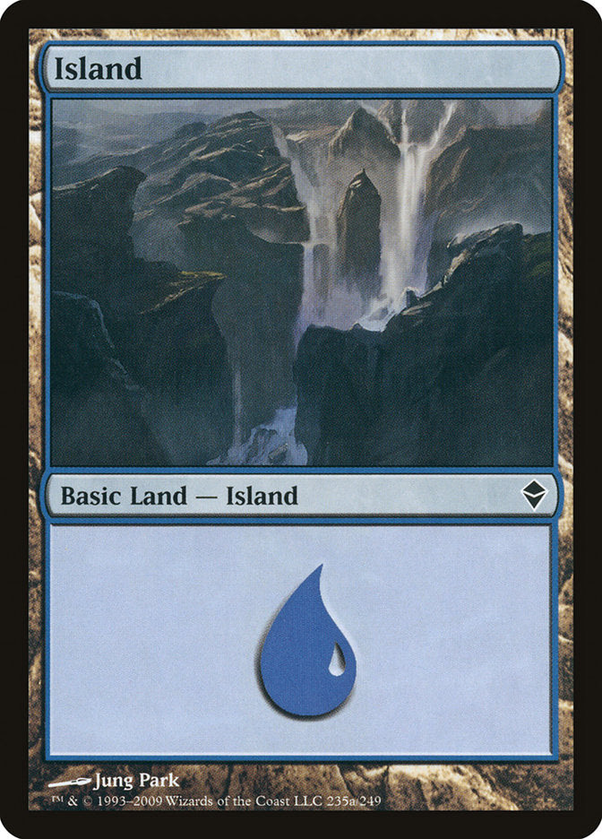 Island (235a) [Zendikar] | Silver Goblin