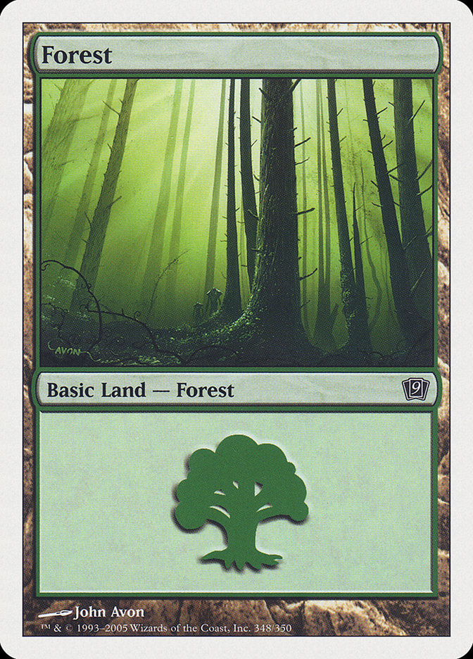 Forest (348) [Ninth Edition] | Silver Goblin