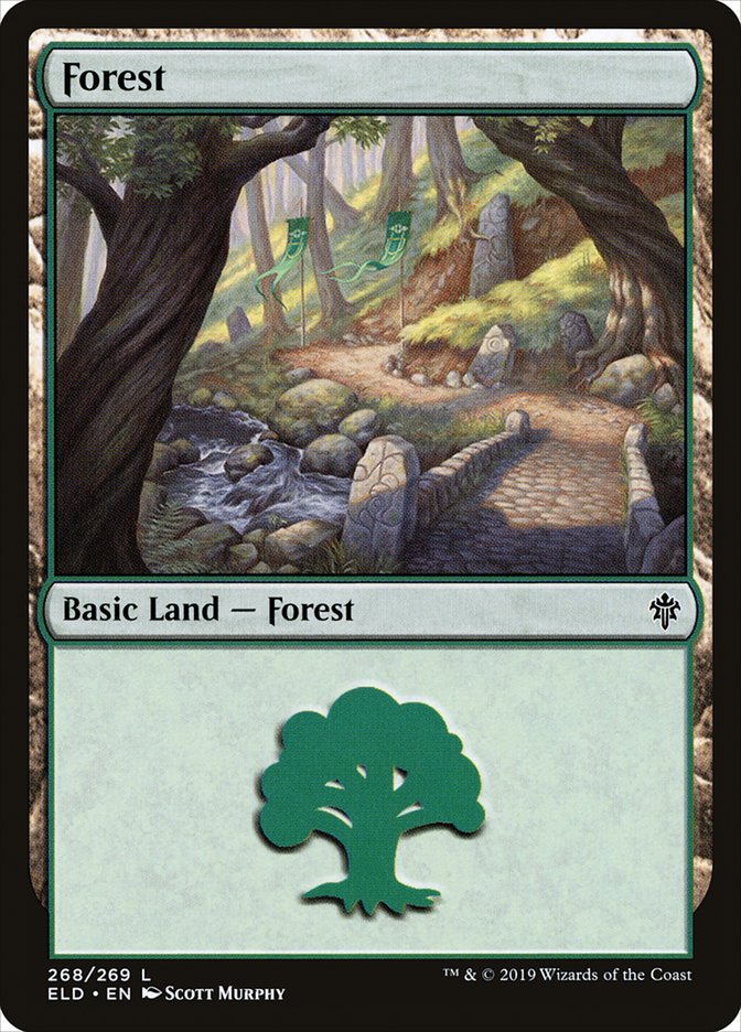 Forest (268) [Throne of Eldraine] | Silver Goblin