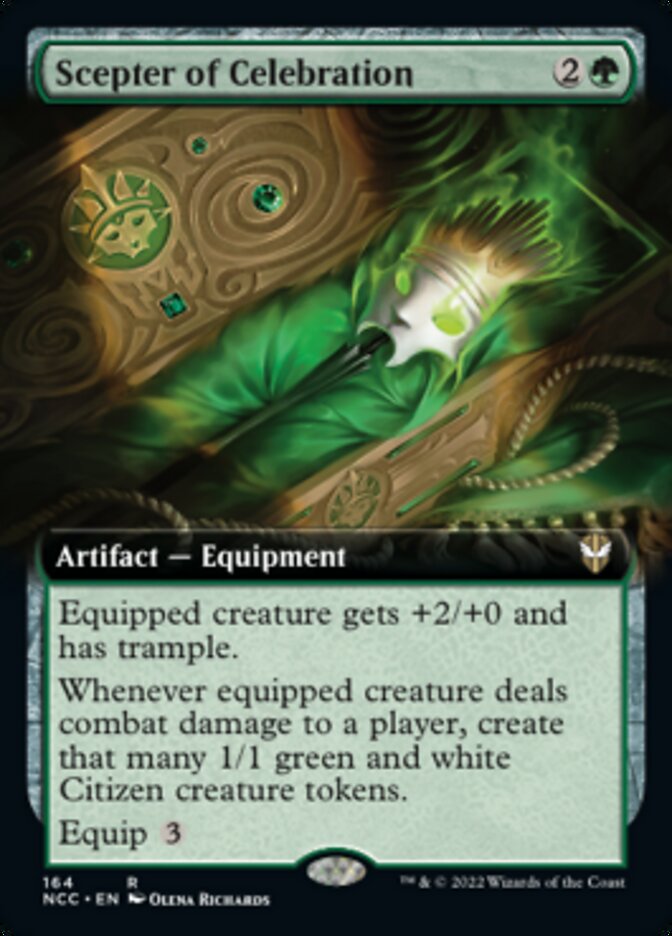 Scepter of Celebration (Extended Art) [Streets of New Capenna Commander] | Silver Goblin