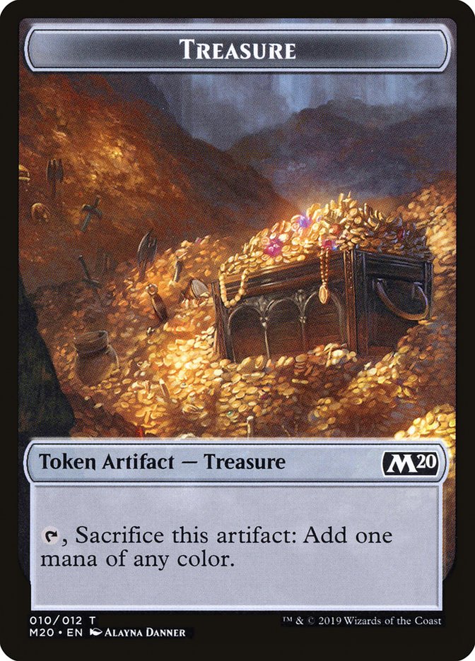 Treasure Token [Core Set 2020 Tokens] | Silver Goblin