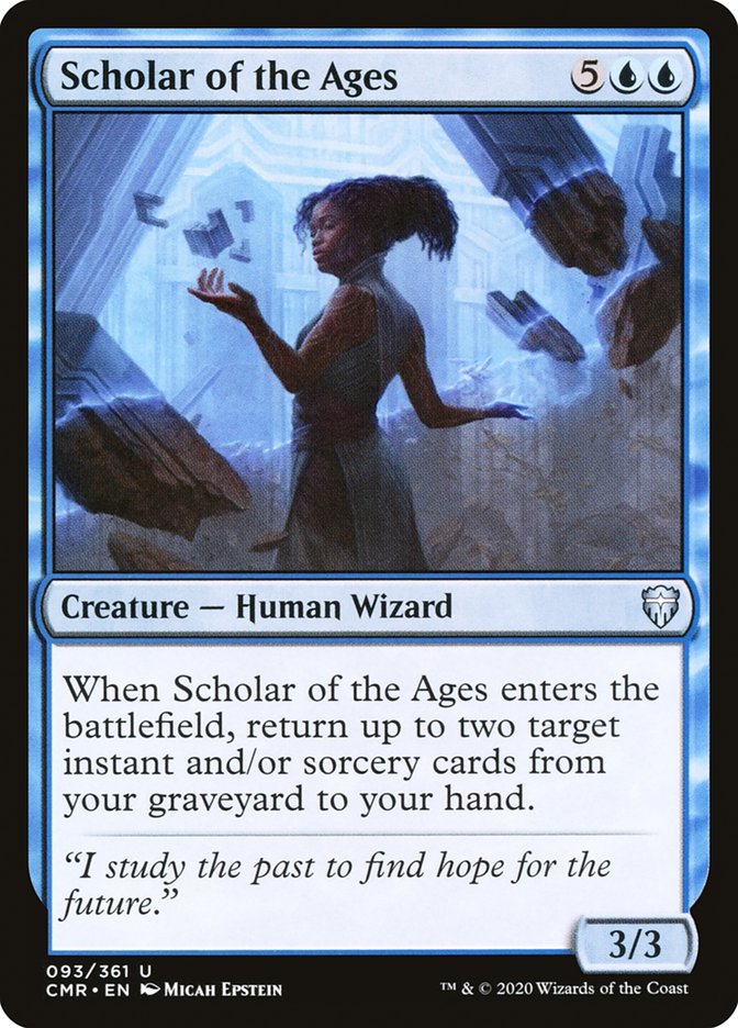 Scholar of the Ages [Commander Legends] | Silver Goblin