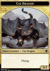 Cat Dragon // Dragon (006) Double-Sided Token [Commander 2017 Tokens] | Silver Goblin
