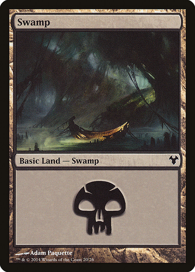 Swamp (20) [Modern Event Deck 2014] | Silver Goblin