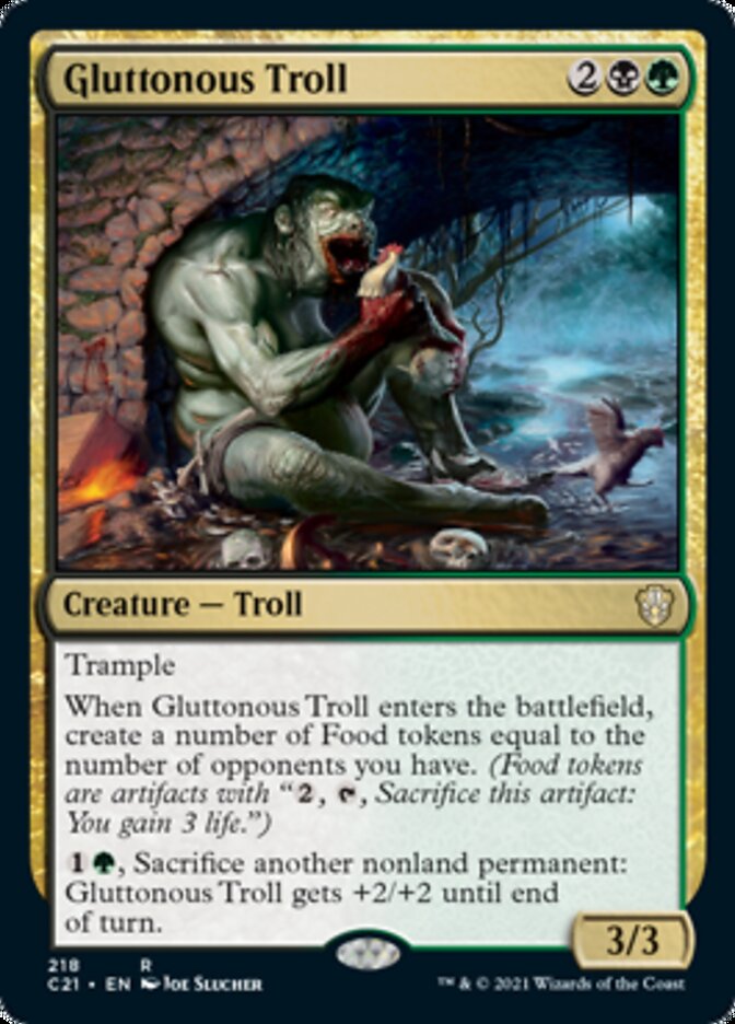 Gluttonous Troll [Commander 2021] | Silver Goblin