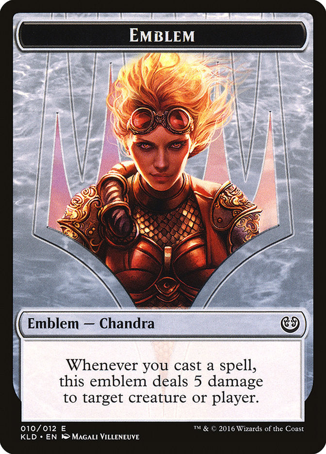 Chandra, Torch of Defiance Emblem [Kaladesh Tokens] | Silver Goblin