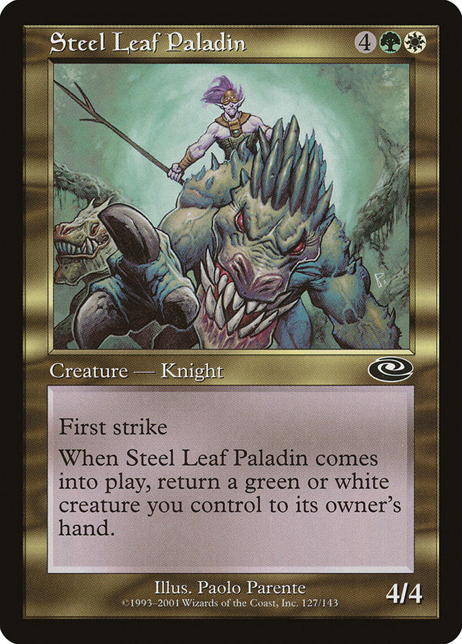 Steel Leaf Paladin [Planeshift] | Silver Goblin