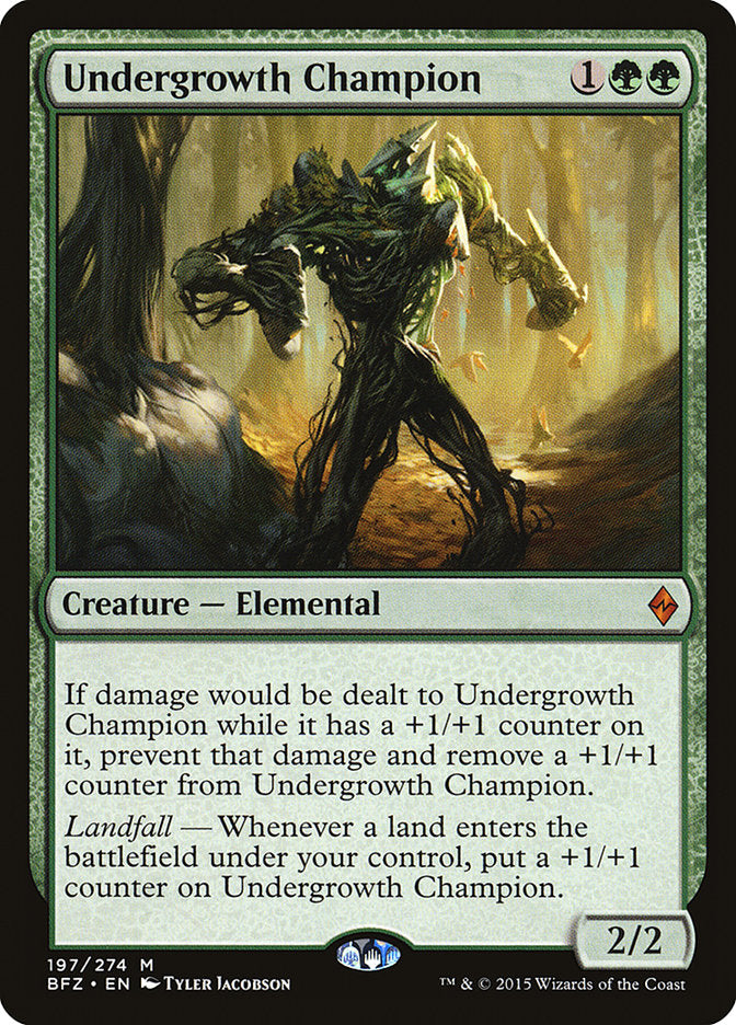 Undergrowth Champion [Battle for Zendikar] | Silver Goblin