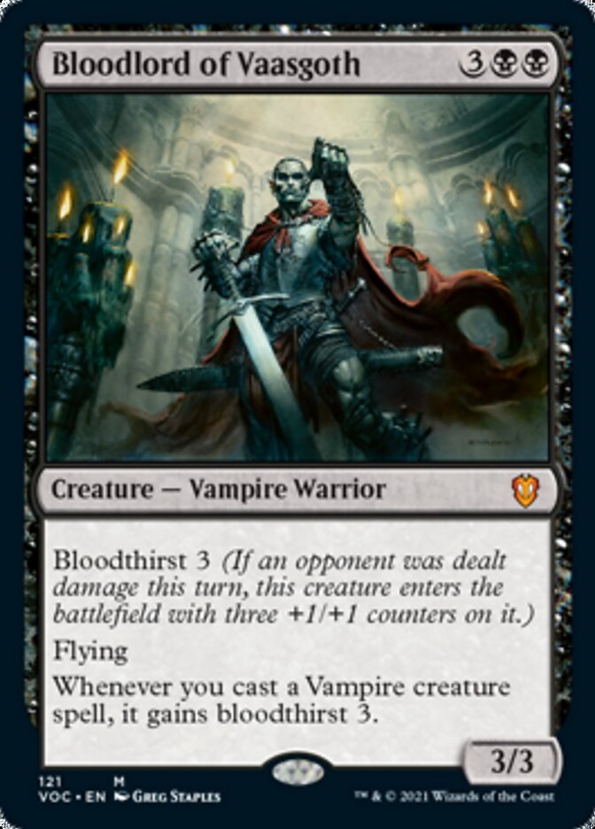Bloodlord of Vaasgoth [Innistrad: Crimson Vow Commander] | Silver Goblin
