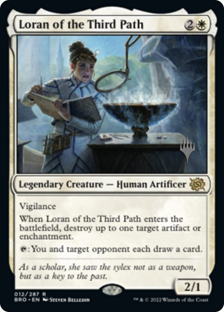 Loran of the Third Path (Promo Pack) [The Brothers' War Promos] | Silver Goblin