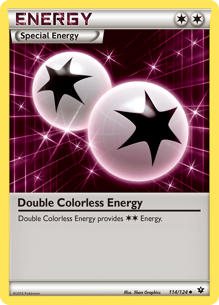 Double Colorless Energy (114/124) [XY: Fates Collide] | Silver Goblin