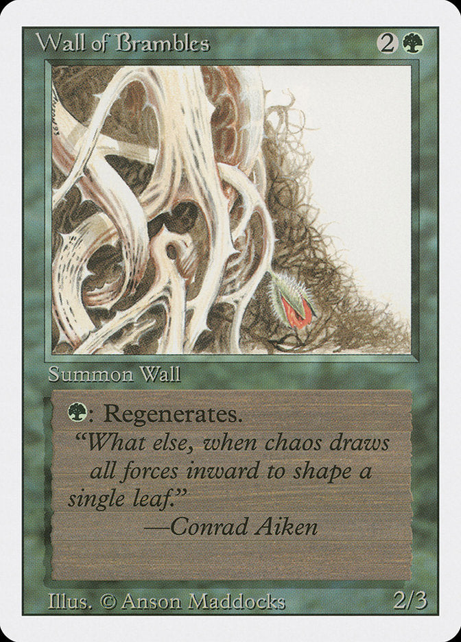Wall of Brambles [Revised Edition] | Silver Goblin
