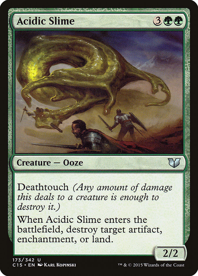 Acidic Slime [Commander 2015] | Silver Goblin