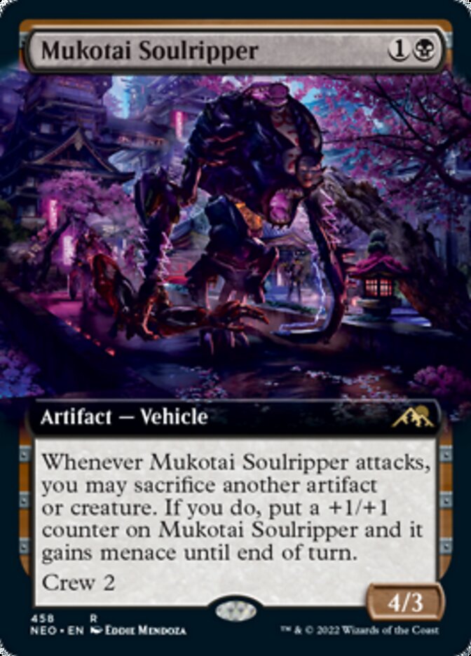 Mukotai Soulripper (Extended Art) [Kamigawa: Neon Dynasty] | Silver Goblin