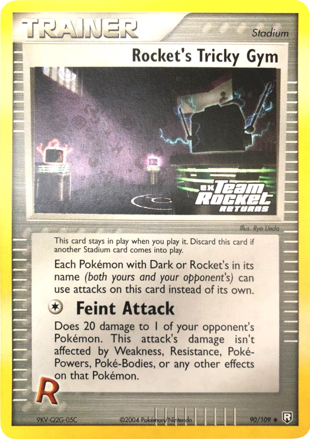 Rocket's Tricky Gym (90/109) (Stamped) [EX: Team Rocket Returns] | Silver Goblin