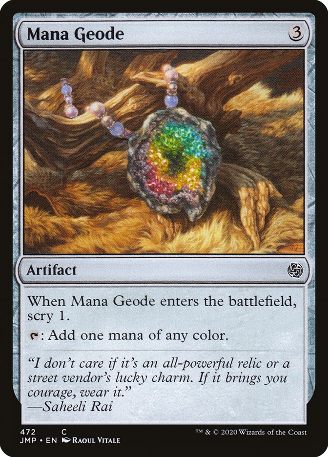 Mana Geode [Jumpstart] | Silver Goblin