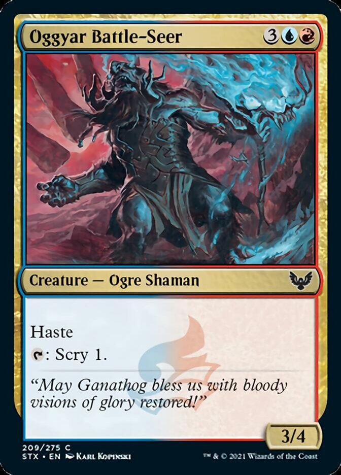 Oggyar Battle-Seer [Strixhaven: School of Mages] | Silver Goblin