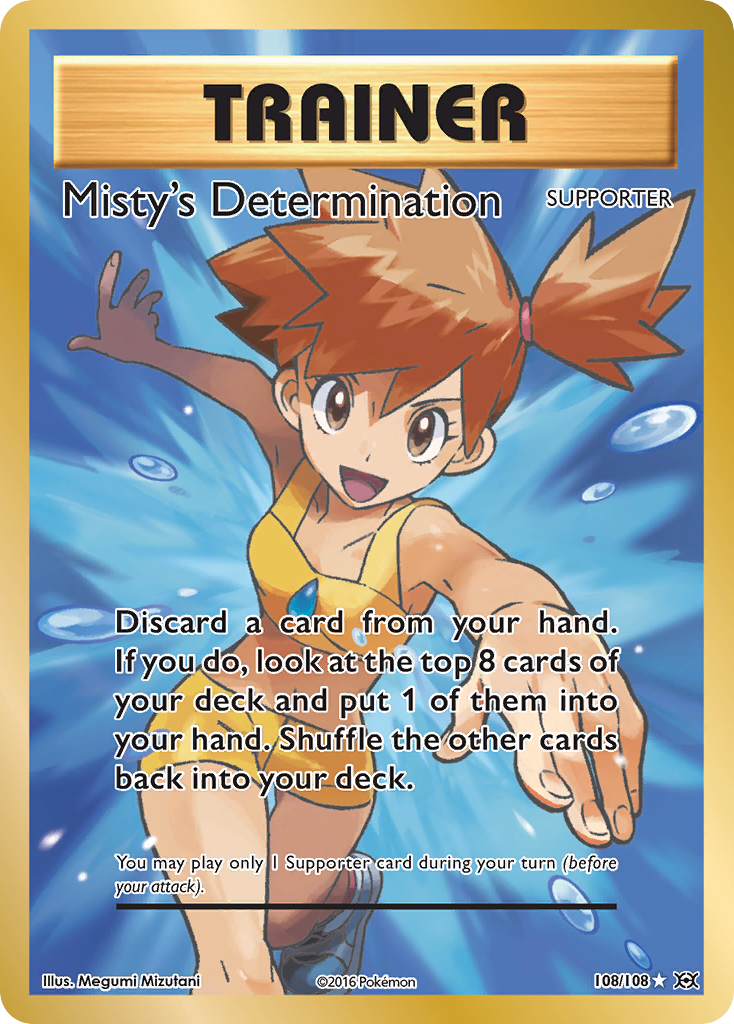 Misty's Determination (108/108) [XY: Evolutions] | Silver Goblin