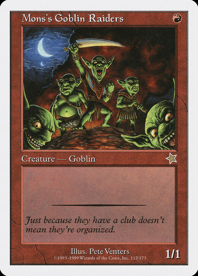 Mons's Goblin Raiders [Starter 1999] | Silver Goblin