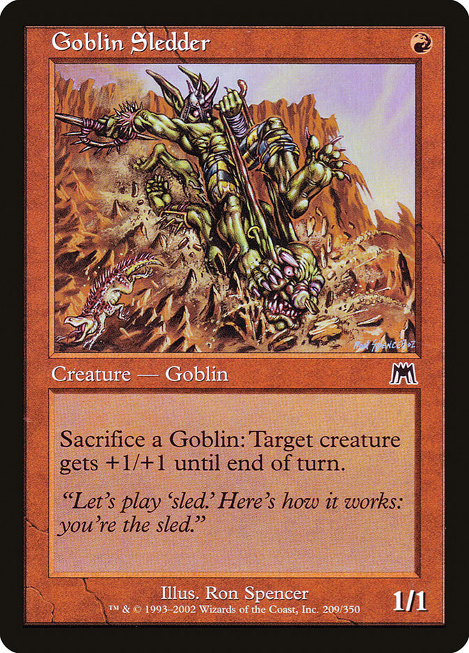 Goblin Sledder [Onslaught] | Silver Goblin