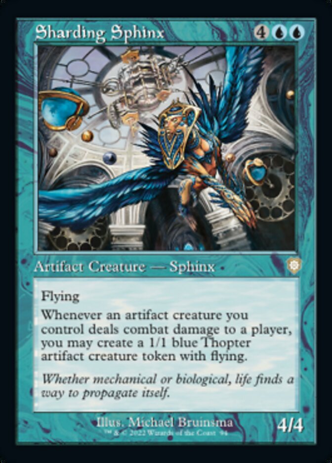 Sharding Sphinx (Retro) [The Brothers' War Commander] | Silver Goblin