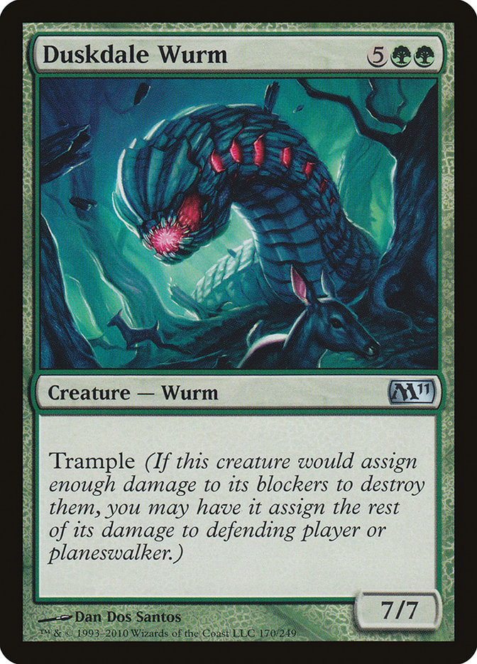 Duskdale Wurm [Magic 2011] | Silver Goblin