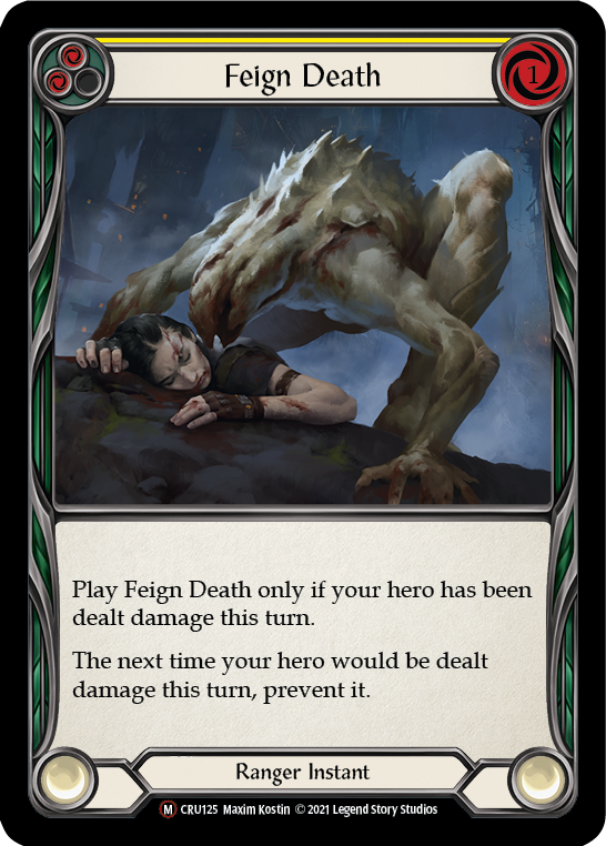 Feign Death [U-CRU125] (Crucible of War Unlimited)  Unlimited Normal | Silver Goblin