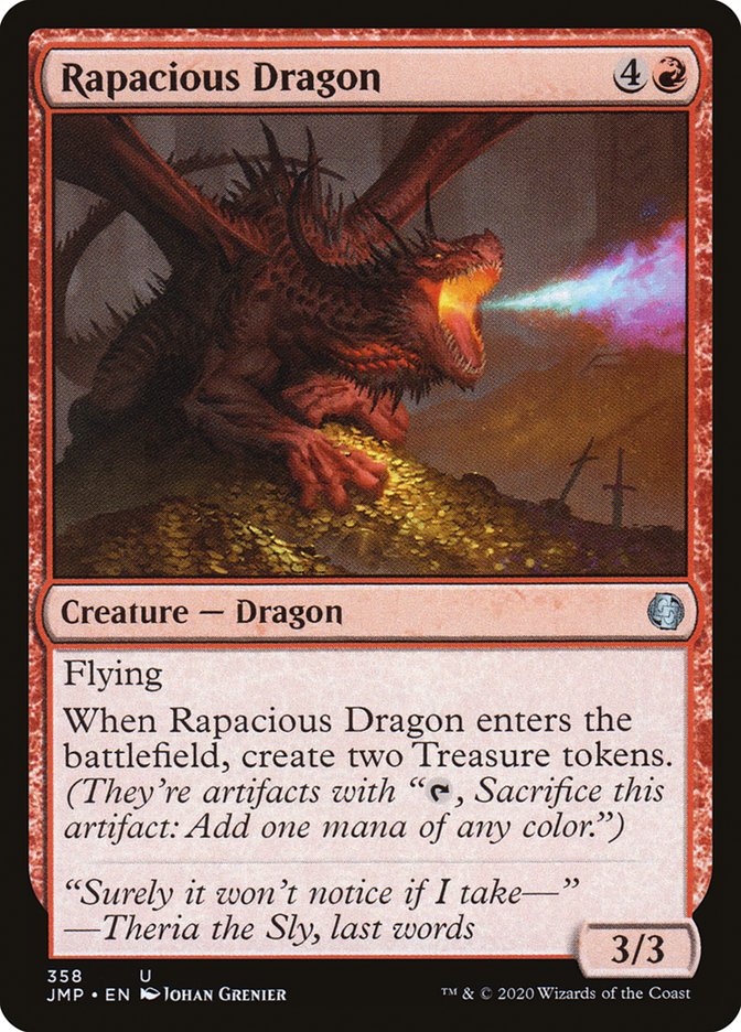 Rapacious Dragon [Jumpstart] | Silver Goblin