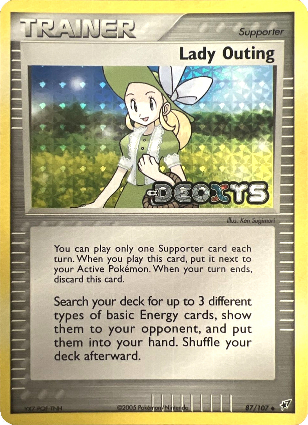 Lady Outing (87/107) (Stamped) [EX: Deoxys] | Silver Goblin