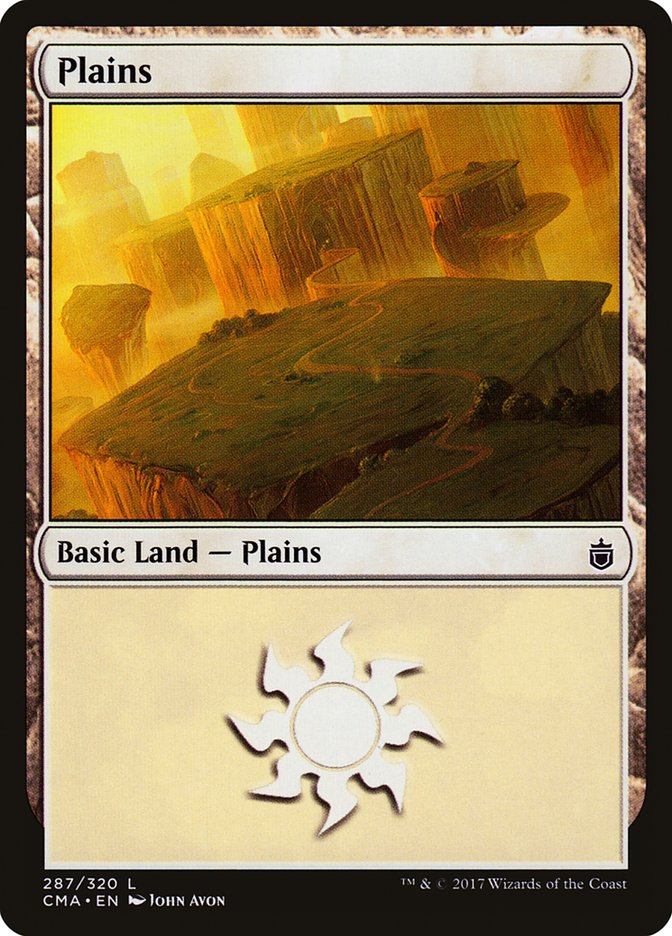 Plains (287) [Commander Anthology] | Silver Goblin