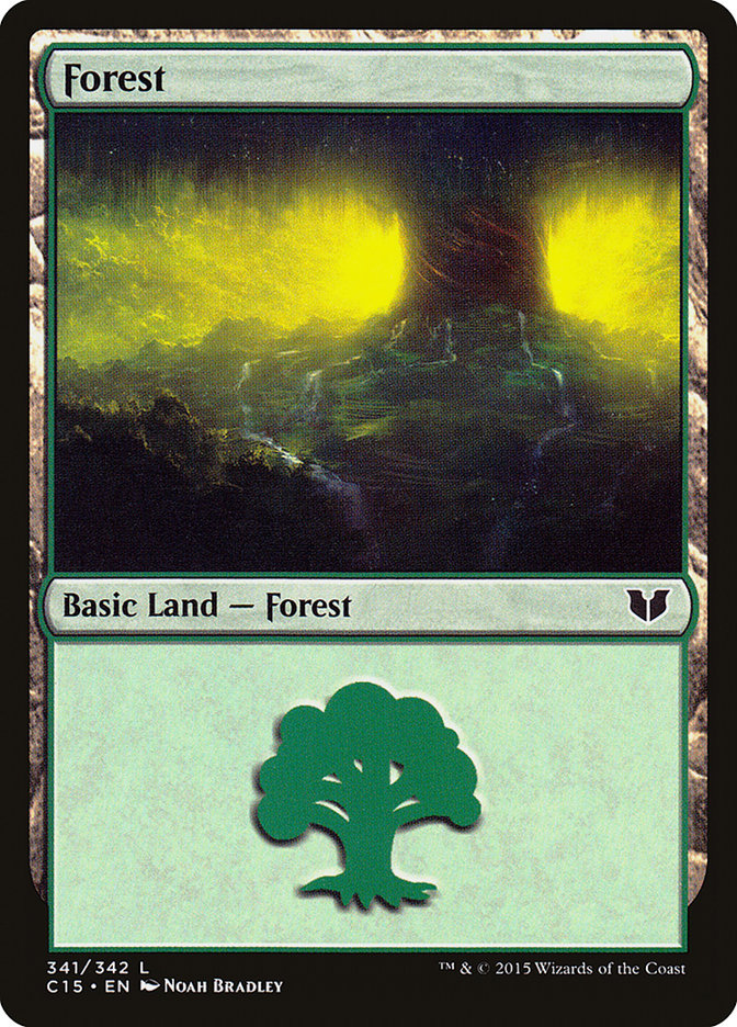 Forest (341) [Commander 2015] | Silver Goblin