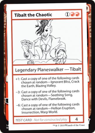 Tibalt the Chaotic (2021 Edition) [Mystery Booster Playtest Cards] | Silver Goblin