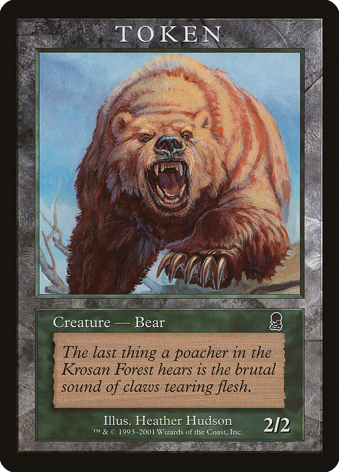 Bear Token [Magic Player Rewards 2001] | Silver Goblin