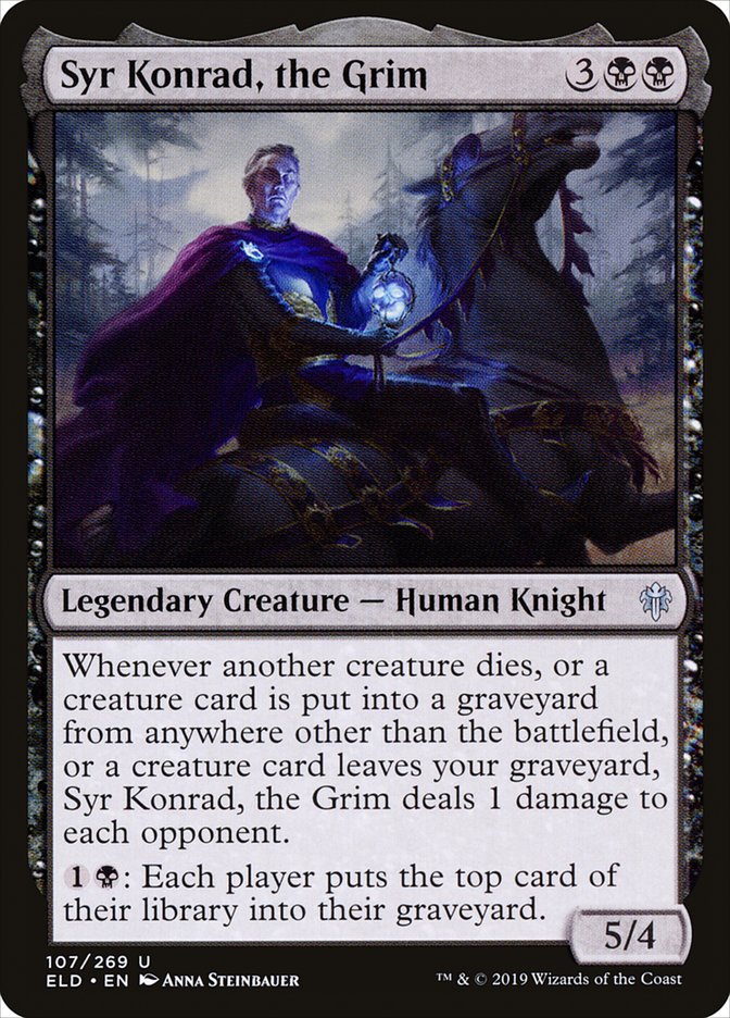 Syr Konrad, the Grim [Throne of Eldraine] | Silver Goblin