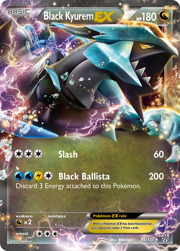 Black Kyurem EX (95/135) [Black & White: Plasma Storm] | Silver Goblin