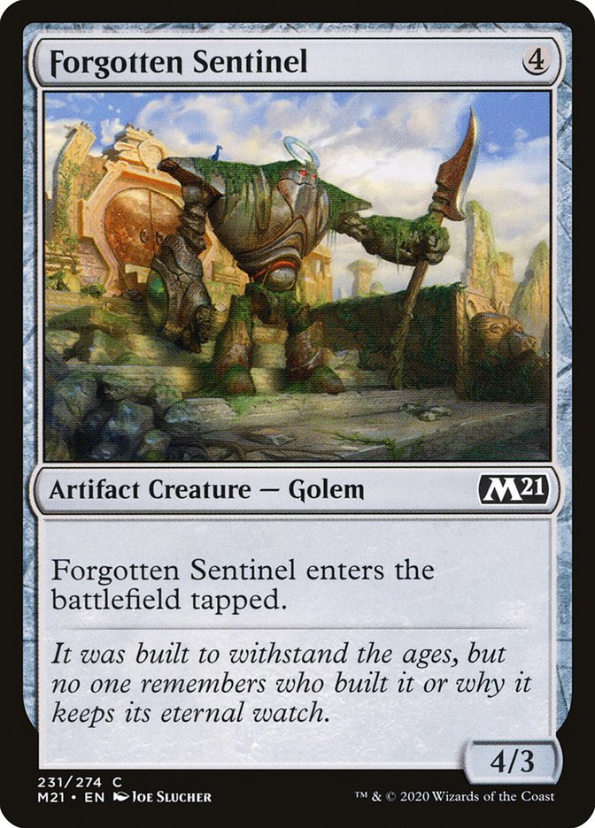 Forgotten Sentinel [Core Set 2021] | Silver Goblin