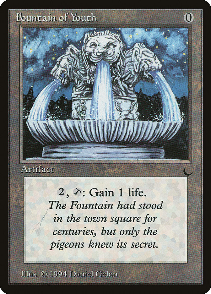 Fountain of Youth (Misprinted) [The Dark] | Silver Goblin