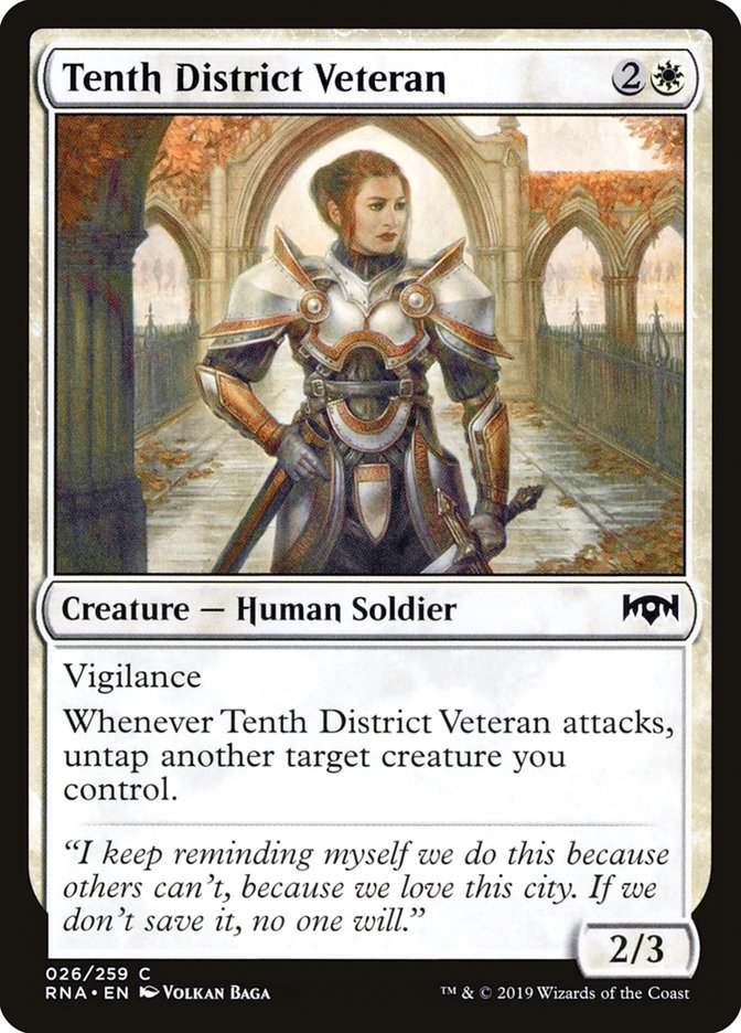 Tenth District Veteran [Ravnica Allegiance] | Silver Goblin